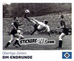 Sticker Dm-Endrunde - Nur der HSV: 125 Jahre n. 55 - Juststickit