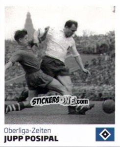 Sticker Jupp Posipal - Nur der HSV: 125 Jahre - Juststickit