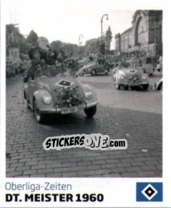 Sticker Dt. Meister 1960 - Nur der HSV: 125 Jahre n. 62 - Juststickit