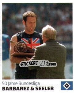 Sticker Barbarez / Seeler - Nur der HSV: 125 Jahre - Juststickit