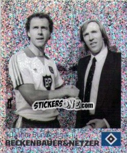 Sticker Beckenbauer / Netzer - Nur der HSV: 125 Jahre n. 72 - Juststickit