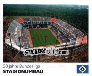 Sticker Stadionumbau - Nur der HSV: 125 Jahre - Juststickit