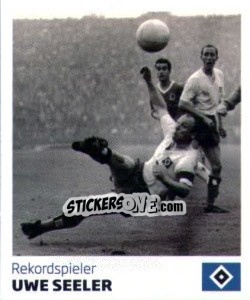 Sticker Uwe Seeler - Nur der HSV: 125 Jahre n. 77 - Juststickit