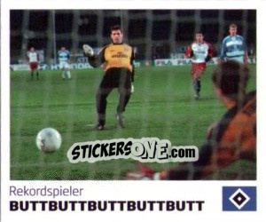 Sticker Buttbuttbuttbuttbutt - Nur der HSV: 125 Jahre - Juststickit