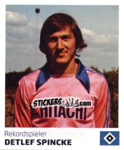 Cromo Detlef Spincke - Nur der HSV: 125 Jahre n. 85 - Juststickit