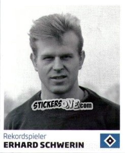 Sticker Erhard Schwerin - Nur der HSV: 125 Jahre n. 86 - Juststickit