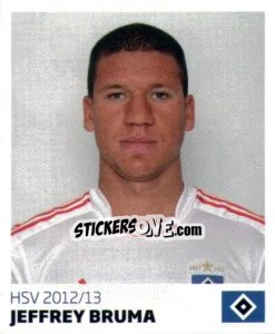 Sticker Jeffrey Bruma - Nur der HSV: 125 Jahre n. 99 - Juststickit