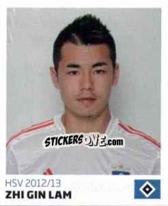 Sticker Zhi Gin Lam - Nur der HSV: 125 Jahre n. 109 - Juststickit