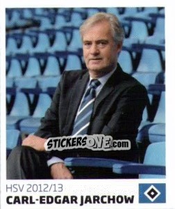 Sticker Carl-Edgar Jarchow - Nur der HSV: 125 Jahre - Juststickit