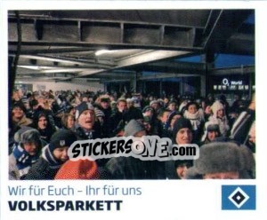 Sticker Volksparkett - Nur der HSV: 125 Jahre - Juststickit