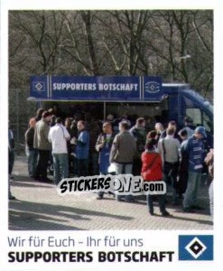 Sticker Supporters Botschaft - Nur der HSV: 125 Jahre - Juststickit