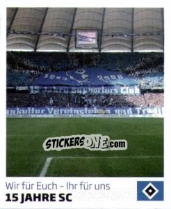 Sticker 15 Jahre SC - Nur der HSV: 125 Jahre - Juststickit