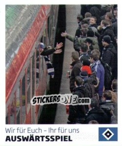 Sticker Auswärtsspiel - Nur der HSV: 125 Jahre n. 135 - Juststickit