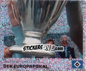 Sticker Der Europapokal - Nur der HSV: 125 Jahre - Juststickit