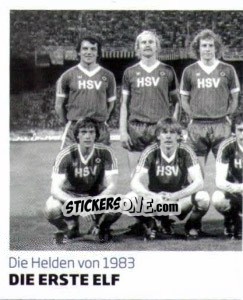 Sticker Die Erste Elf - Nur der HSV: 125 Jahre - Juststickit