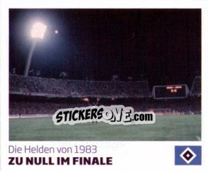 Sticker Zu Null Im Finale - Nur der HSV: 125 Jahre - Juststickit