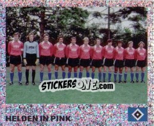 Sticker Helden In Pink - Nur der HSV: 125 Jahre - Juststickit