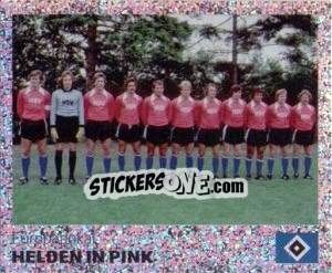 Figurina Helden In Pink - Nur der HSV: 125 Jahre - Juststickit