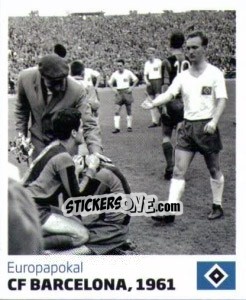 Sticker FC Barcelona, 1961 - Nur der HSV: 125 Jahre - Juststickit