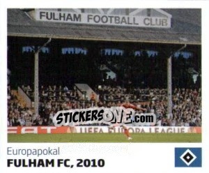 Sticker Fulham FC, 2010 - Nur der HSV: 125 Jahre n. 163 - Juststickit