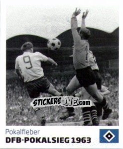 Sticker DFB-Pokalsieg 1963 - Nur der HSV: 125 Jahre n. 170 - Juststickit