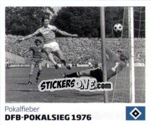 Sticker DFB-Pokalsieg 1976 - Nur der HSV: 125 Jahre - Juststickit