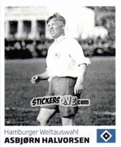 Cromo Asbjørn Halvorsen - Nur der HSV: 125 Jahre n. 179 - Juststickit