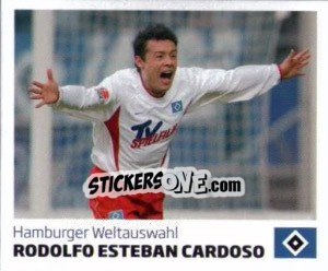 Sticker Rodolfo Esteban Cardoso - Nur der HSV: 125 Jahre - Juststickit