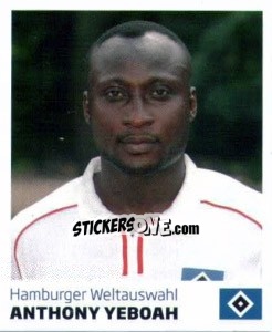 Sticker Anthony Yeboah - Nur der HSV: 125 Jahre - Juststickit