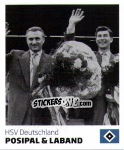 Sticker Posipal / Laband - Nur der HSV: 125 Jahre - Juststickit