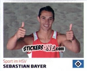 Sticker Sebastian Bayer - Nur der HSV: 125 Jahre - Juststickit