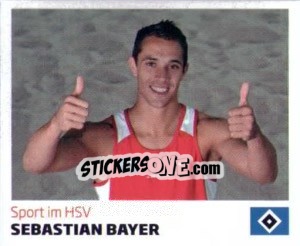 Sticker Sebastian Bayer - Nur der HSV: 125 Jahre n. 206 - Juststickit