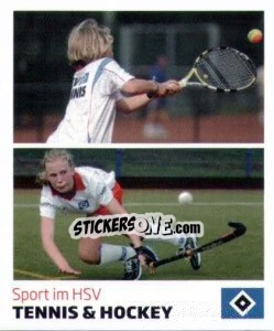 Sticker Tennis & Hockey - Nur der HSV: 125 Jahre - Juststickit