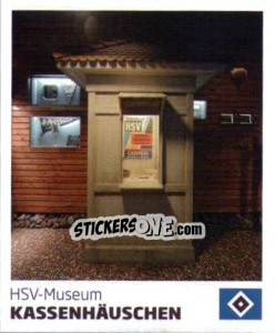 Sticker Kassenhäuschen - Nur der HSV: 125 Jahre - Juststickit