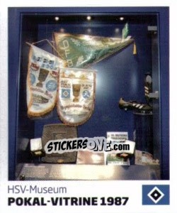 Sticker Pokal-Vitrine 1987 - Nur der HSV: 125 Jahre n. 224 - Juststickit