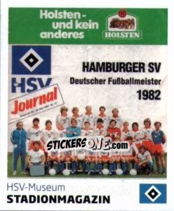 Figurina Stadionmagazin - Nur der HSV: 125 Jahre - Juststickit