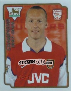 Figurina Lee Dixon - Premier League Inglese 1998-1999 - Merlin