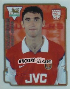 Figurina Martin Keown - Premier League Inglese 1998-1999 - Merlin