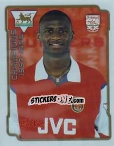 Figurina Patrick Vieira - Premier League Inglese 1998-1999 - Merlin