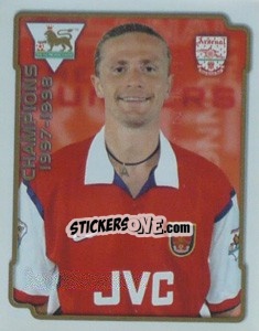 Sticker Emmanuel Petit - Premier League Inglese 1998-1999 - Merlin