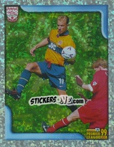Figurina Dennis Bergkamp (Fans' Favourite) - Premier League Inglese 1998-1999 - Merlin