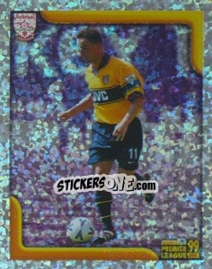 Sticker Marc Overmars (Key Player) - Premier League Inglese 1998-1999 n. 30 - Merlin