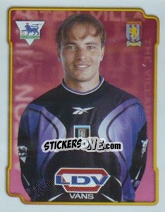 Sticker Mark Bosnich - Premier League Inglese 1998-1999 n. 36 - Merlin