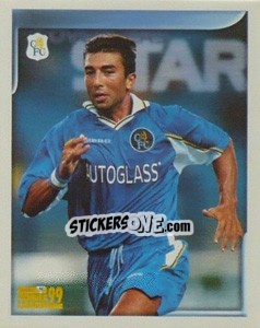 Sticker Roberto Di Matteo (Overseas Star) - Premier League Inglese 1998-1999 n. 130 - Merlin