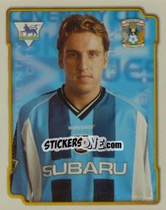 Cromo Darren Huckerby - Premier League Inglese 1998-1999 - Merlin