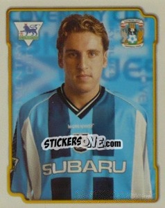 Sticker Darren Huckerby - Premier League Inglese 1998-1999 n. 153 - Merlin