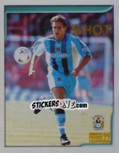 Figurina Darren Huckerby (Hotshot) - Premier League Inglese 1998-1999 - Merlin