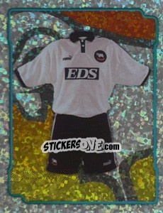 Figurina Home Kit - Premier League Inglese 1998-1999 - Merlin