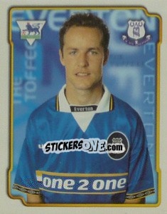 Figurina Alex Cleland - Premier League Inglese 1998-1999 - Merlin