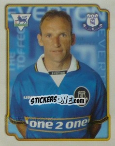 Sticker Dave Watson - Premier League Inglese 1998-1999 - Merlin